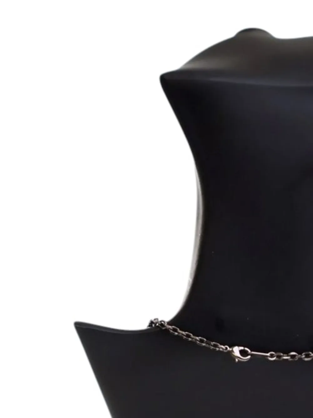 Pre-owned Louis Vuitton 2021 Palladium Plated Monogram Message In A Bottle Pendant Necklace Costume Necklace In Silver
