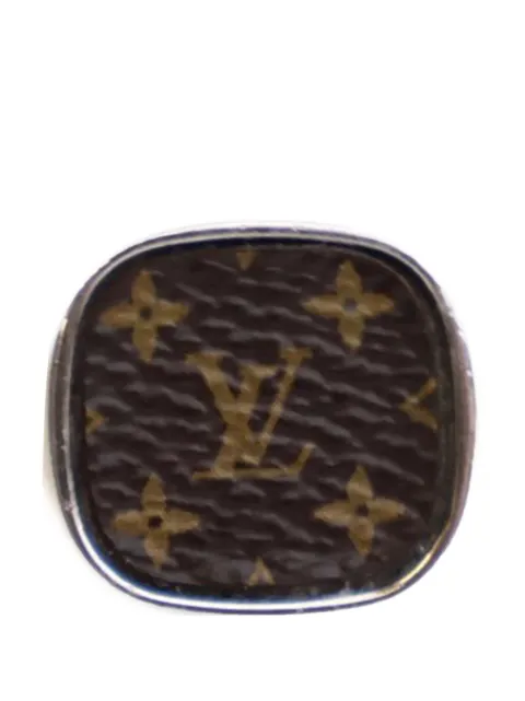 Louis Vuitton Pre-Owned 2005 Monogram PadLock Signet Ring costume ring