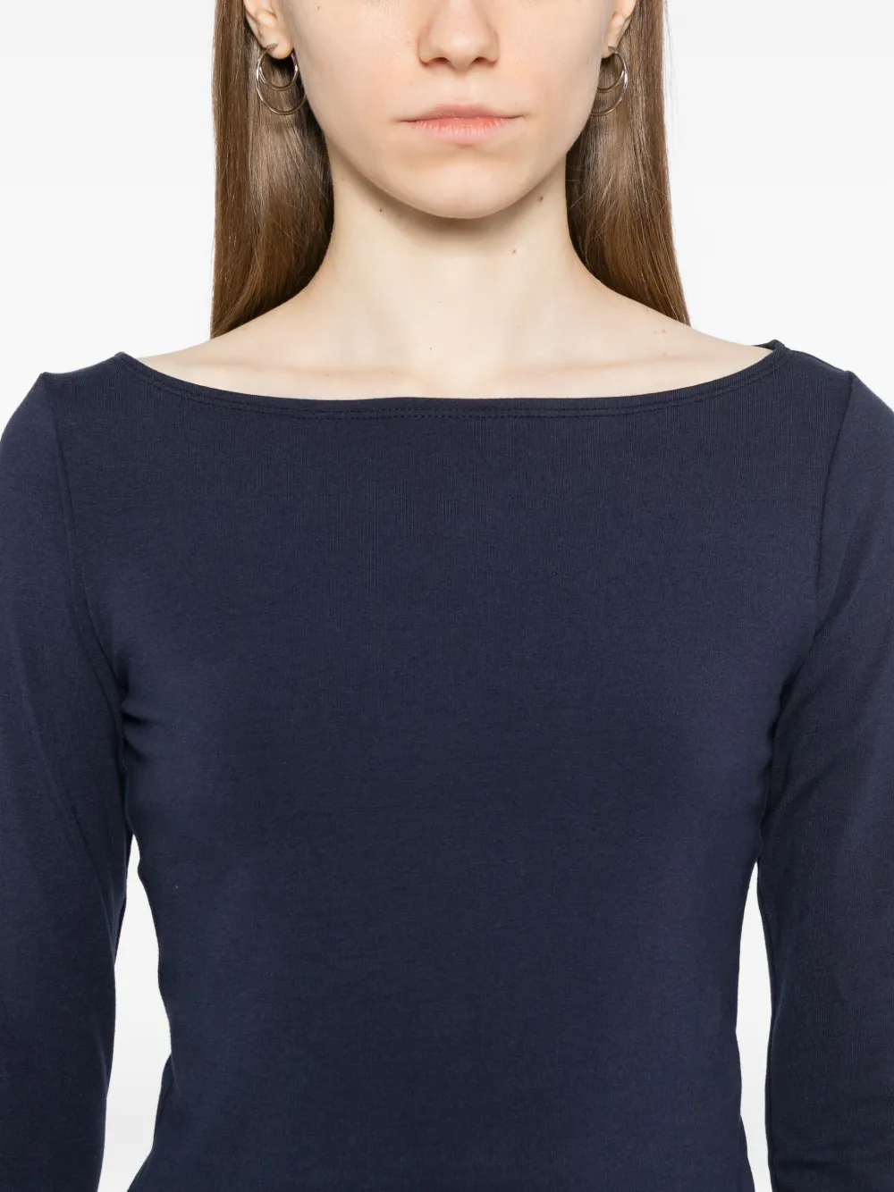 Reformation Wiley Knit Top In Blue