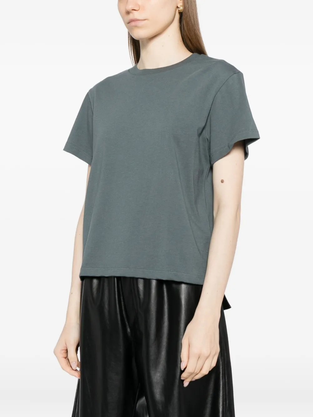 Reformation Rowan T-shirt Blauw