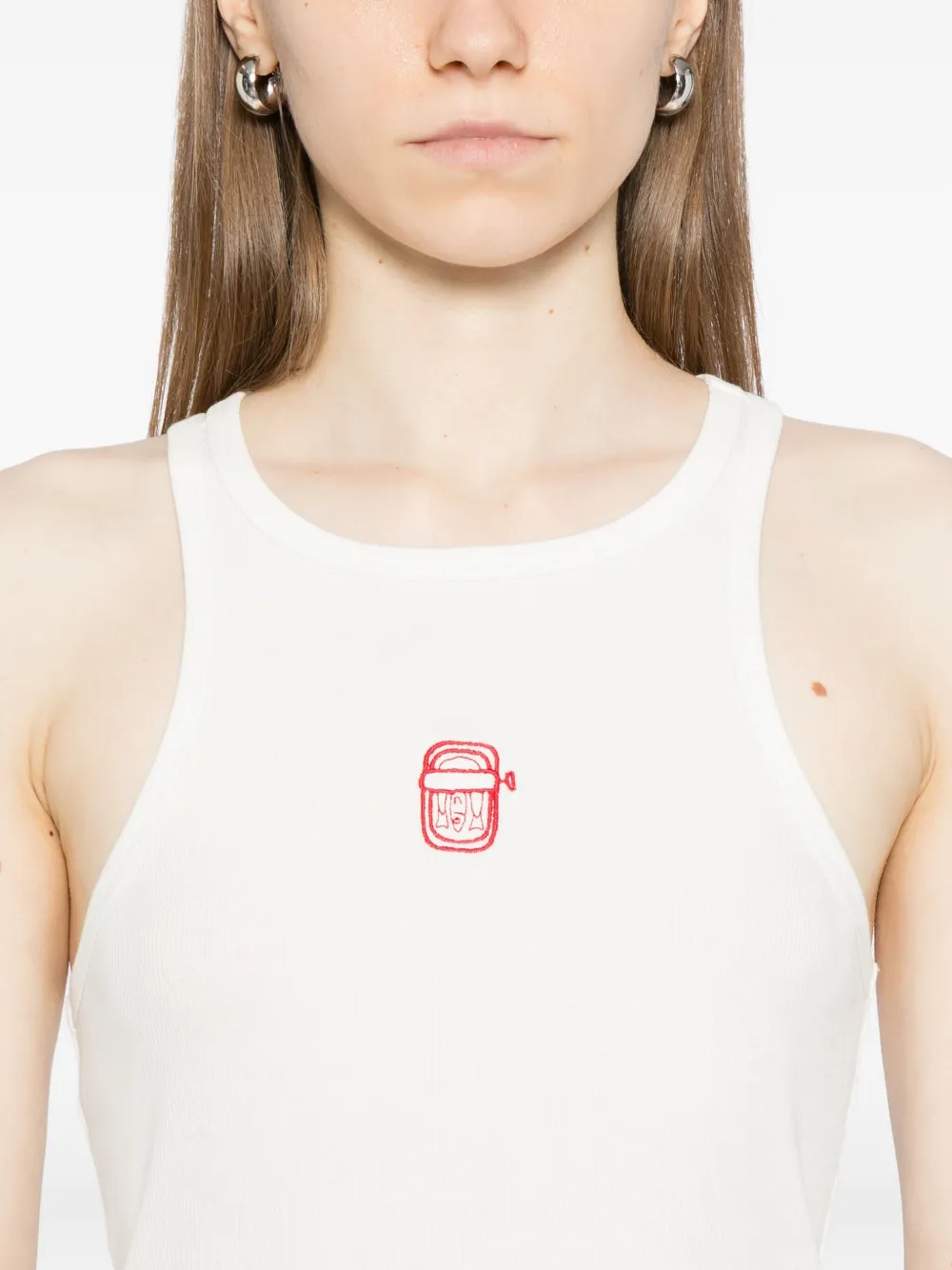Reformation Nova Tank Top In White