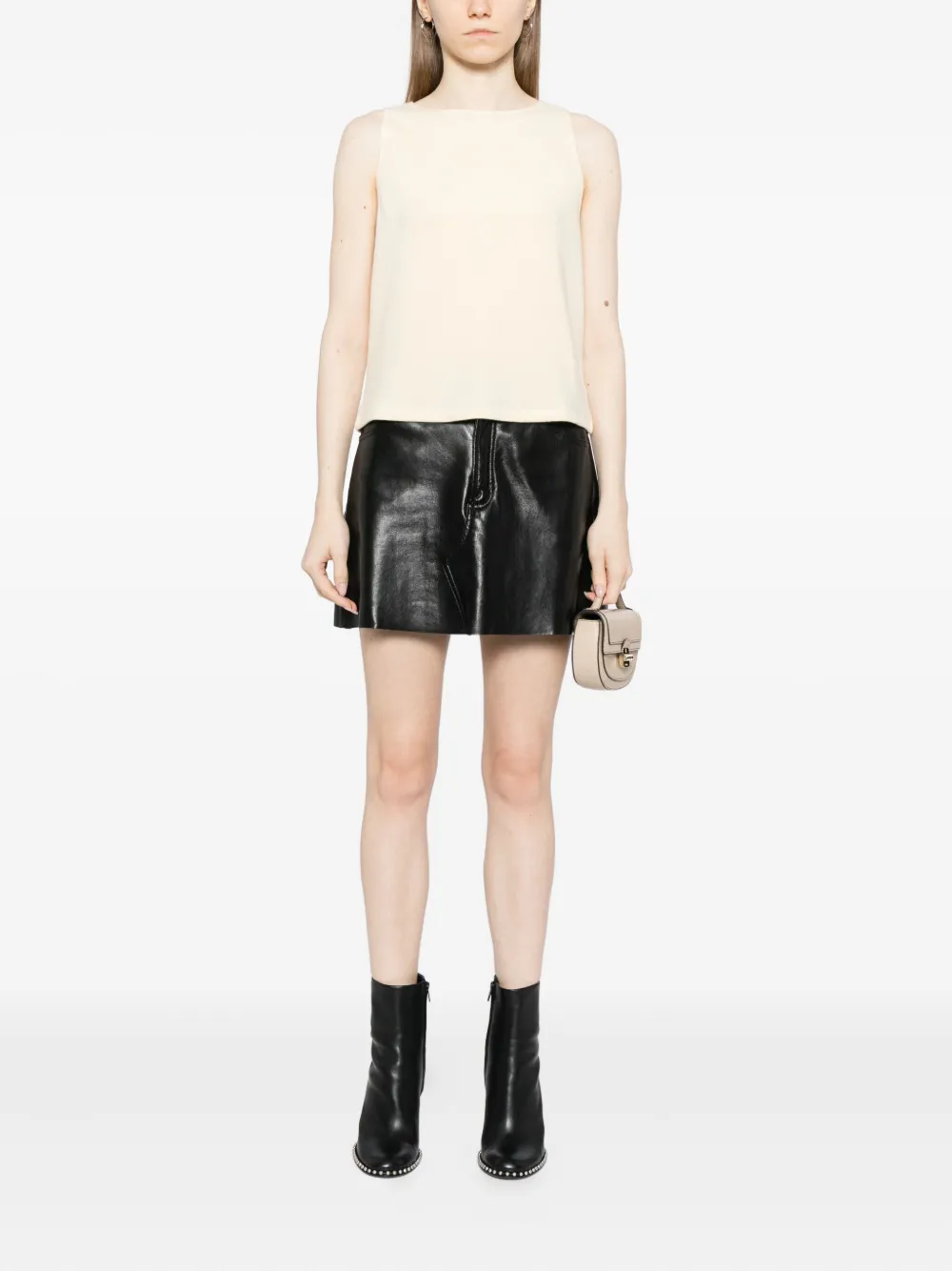 Reformation Pears Knit Top In Neutral