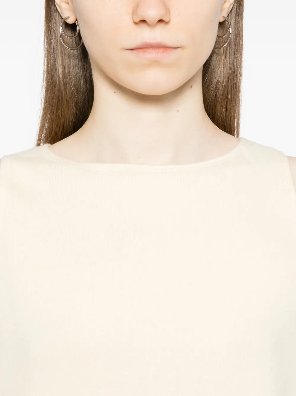 Reformation Pears Knit Top In Neutral