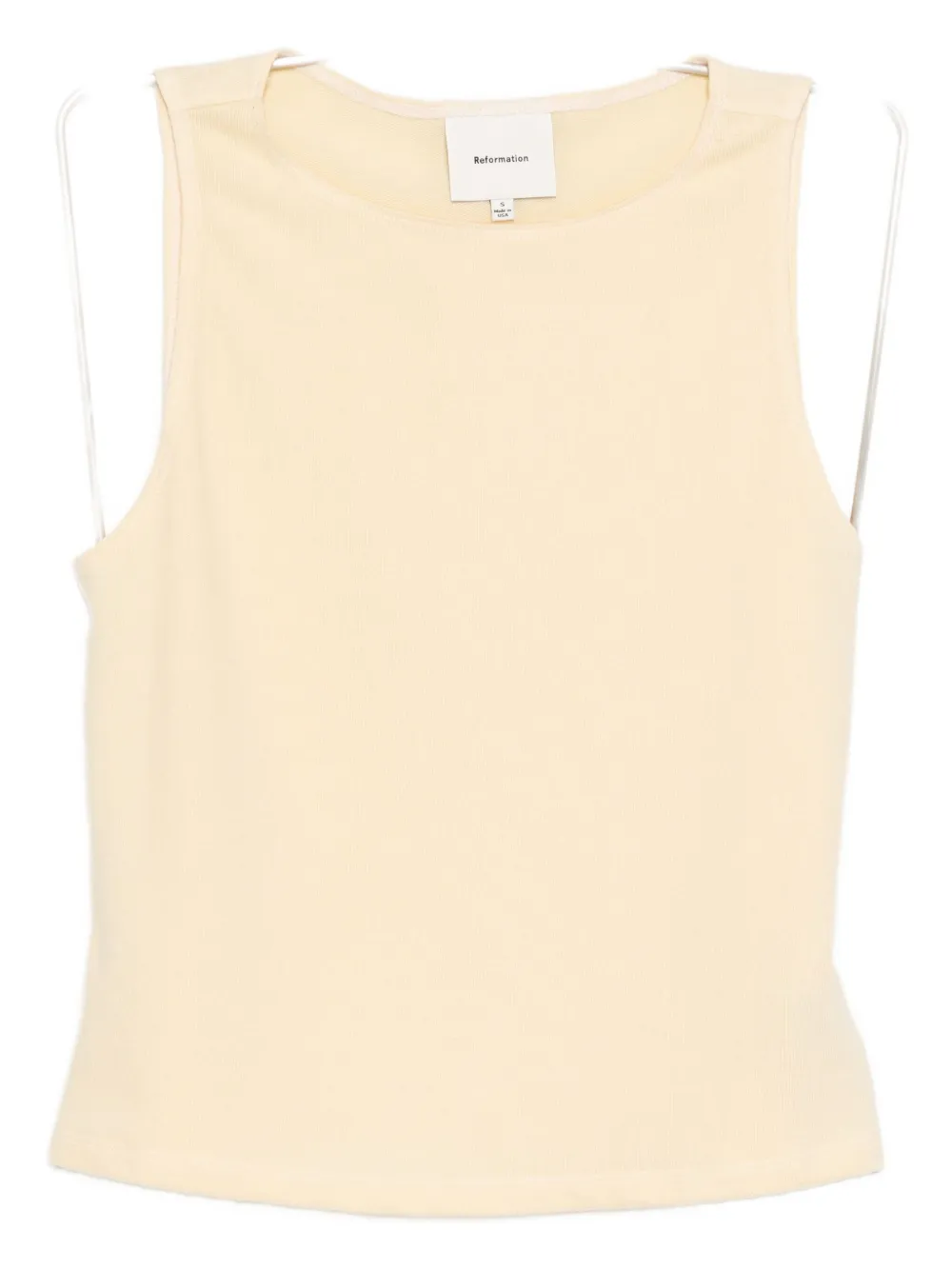 Reformation Pears Knit Top In Neutral