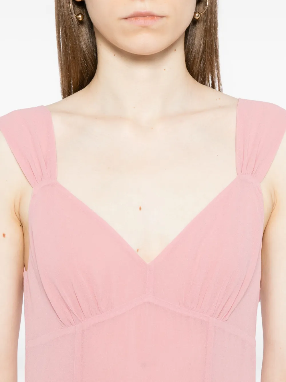 Reformation Narcissa jurk Roze