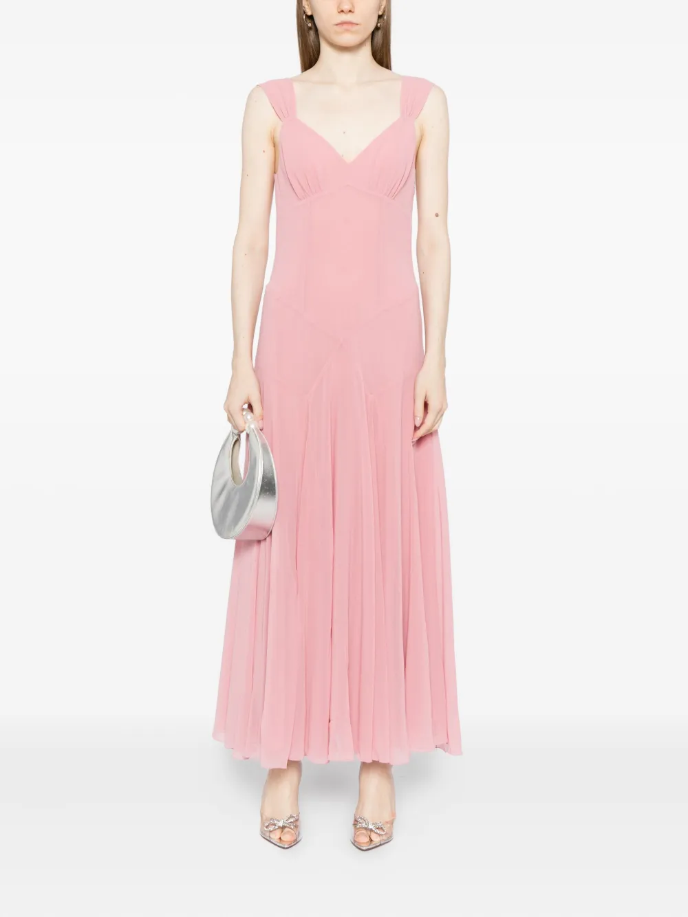 Reformation Narcissa jurk - Roze