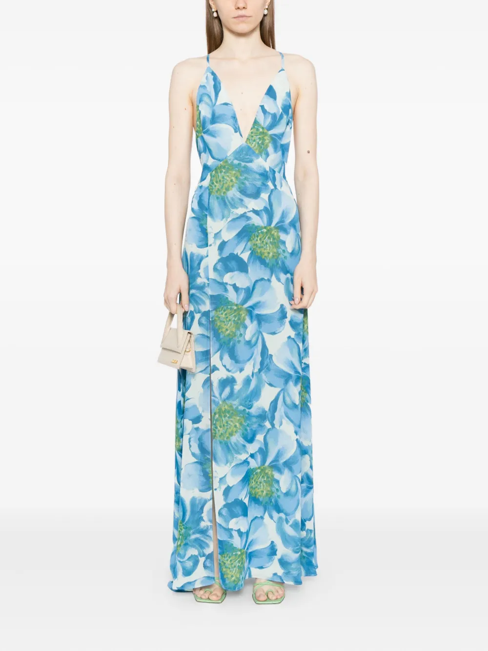 Reformation Zani dress - Blauw