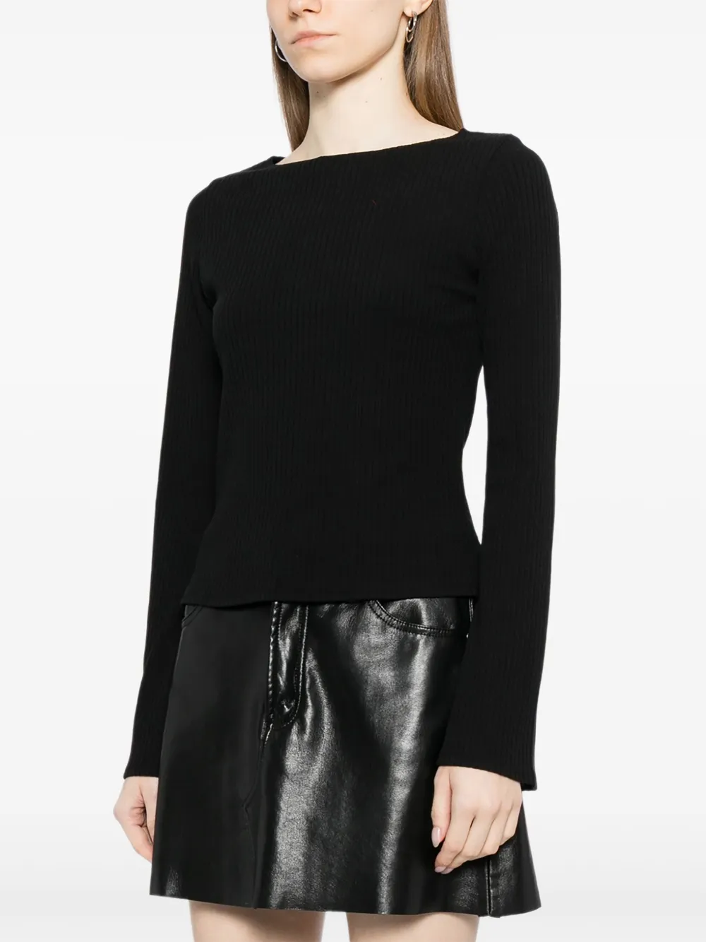 Reformation Miller top Zwart