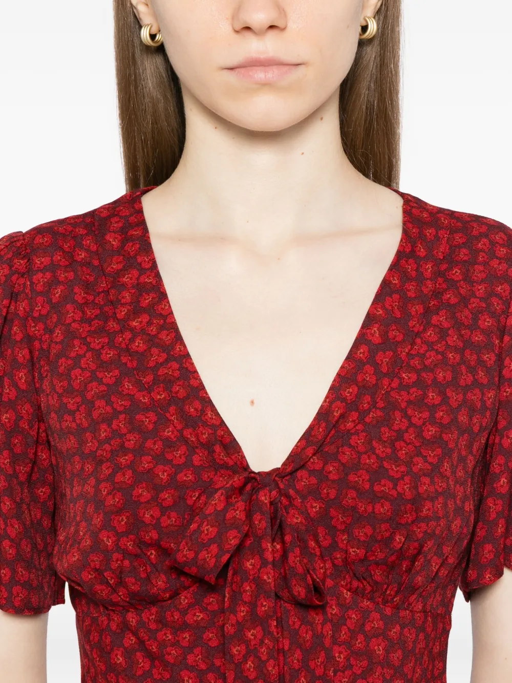 Reformation Tyra jurk Rood