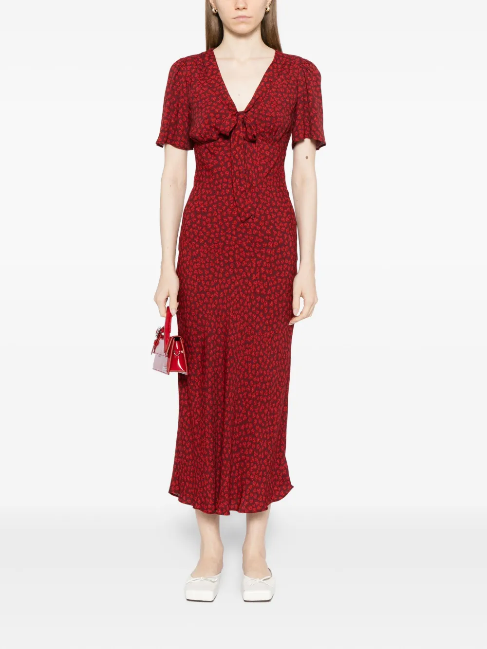 Reformation Tyra jurk - Rood