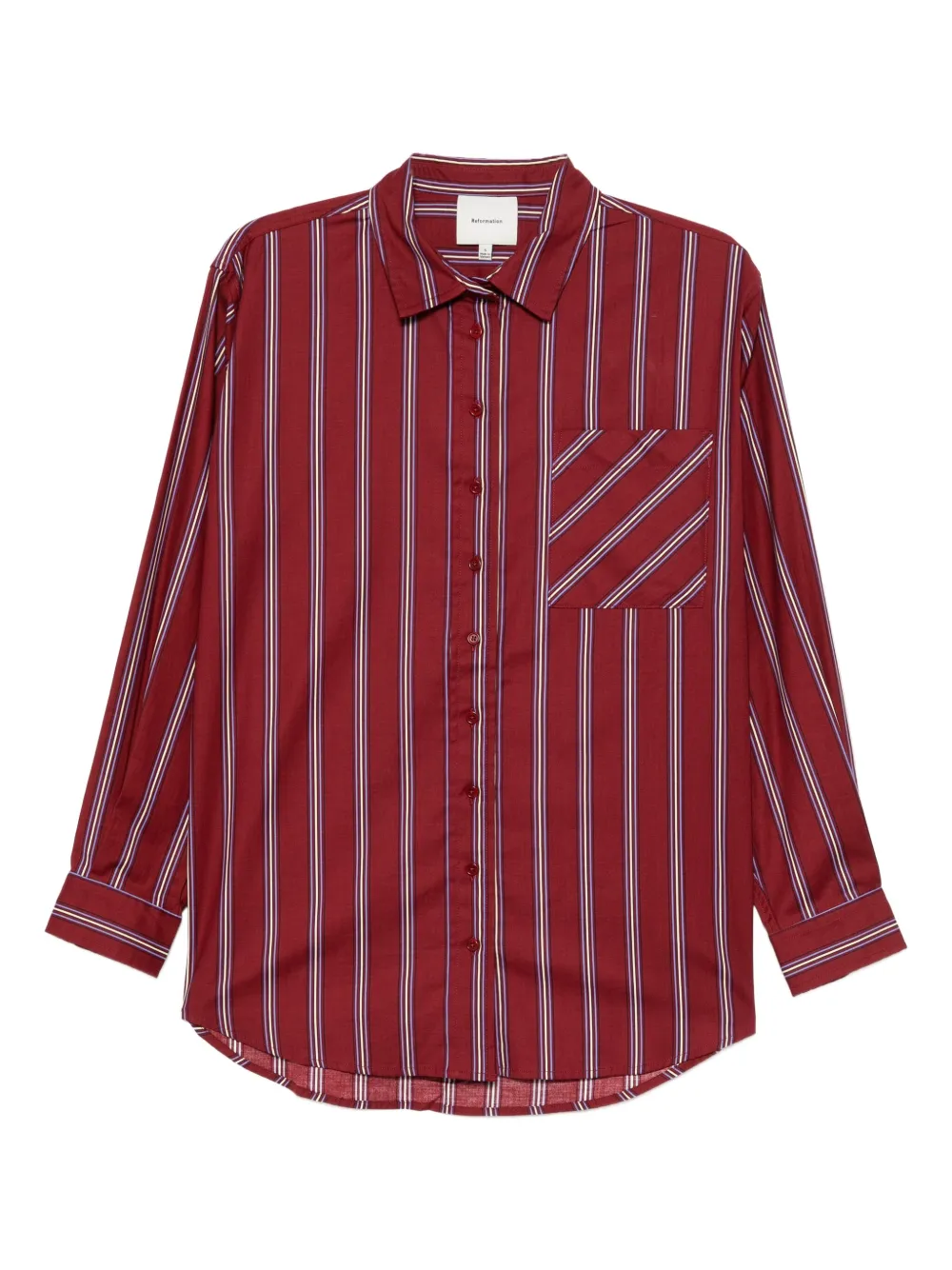 Reformation camisa Eli | rojo | Image 1