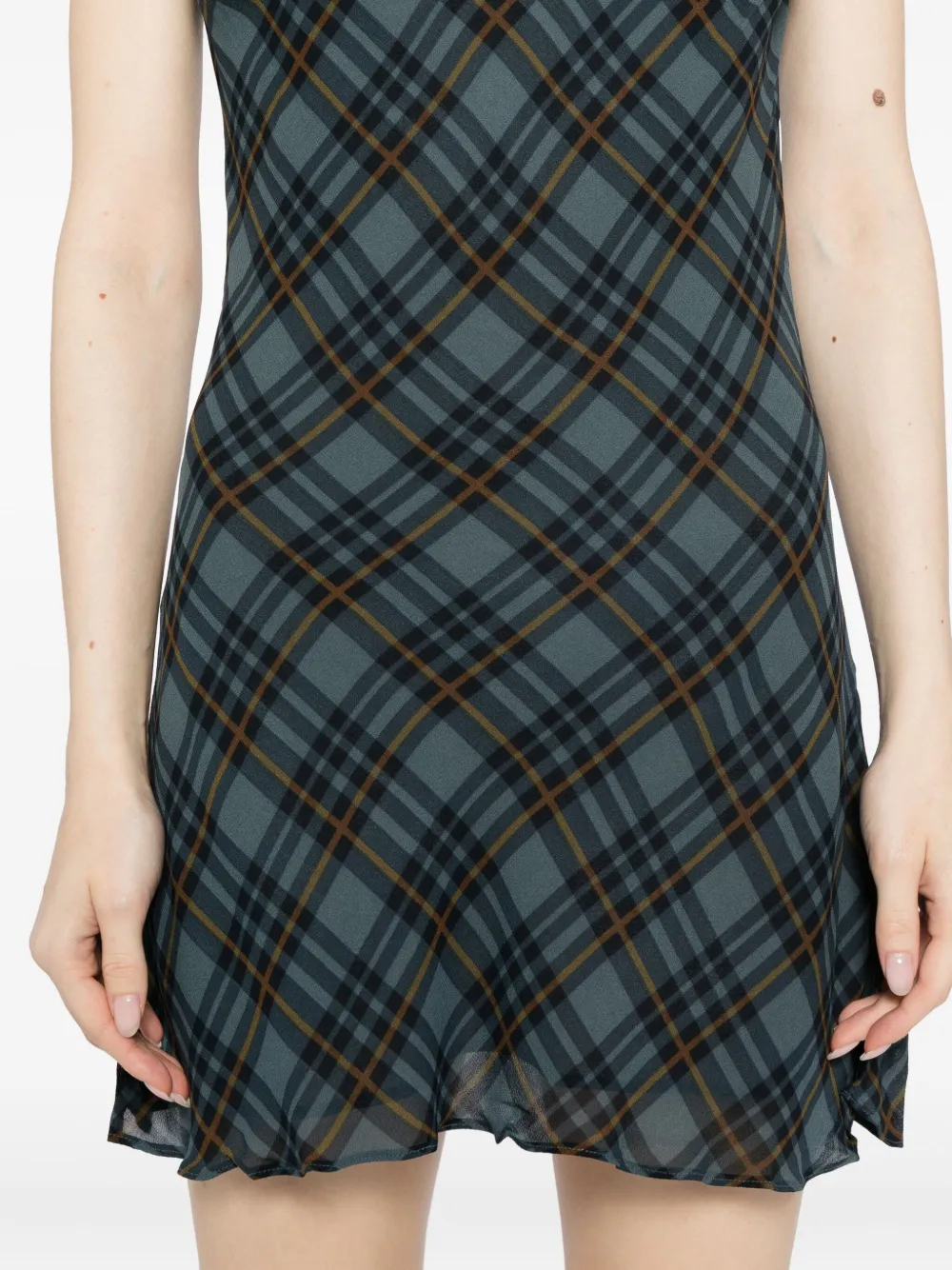 Reformation Dale Mini Dress In Blue