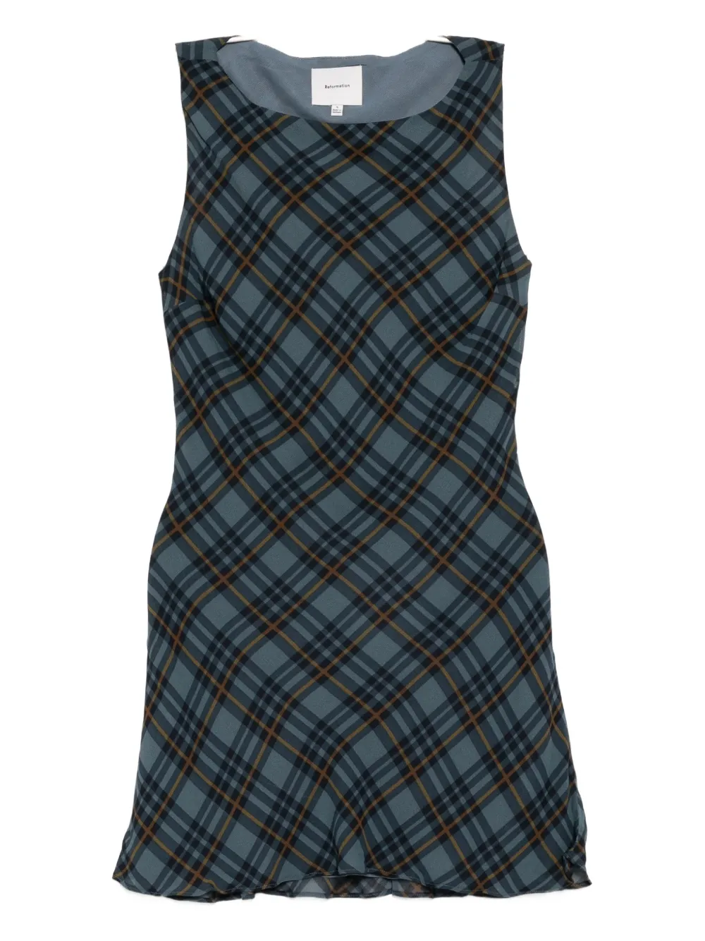 Reformation Dale Dress In Blue