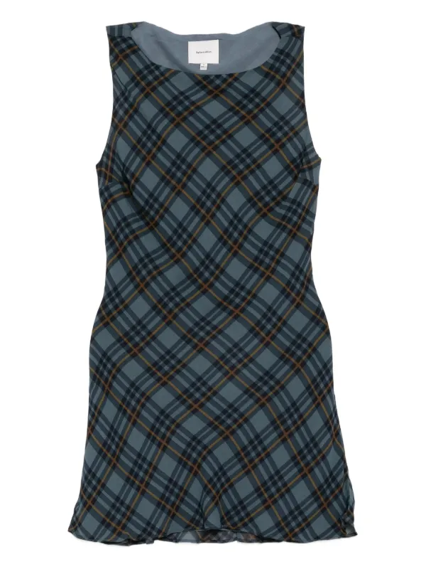 reformation dale sleeveless mini dress Reformation Dale Dress | Blue