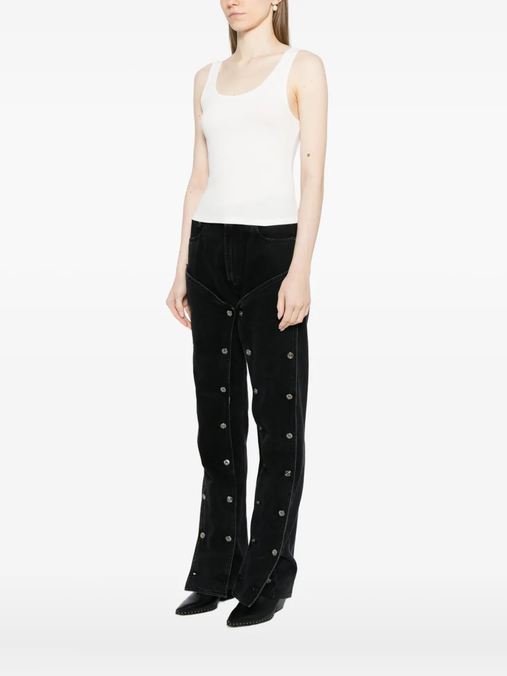 Reformation Olive Tank In White