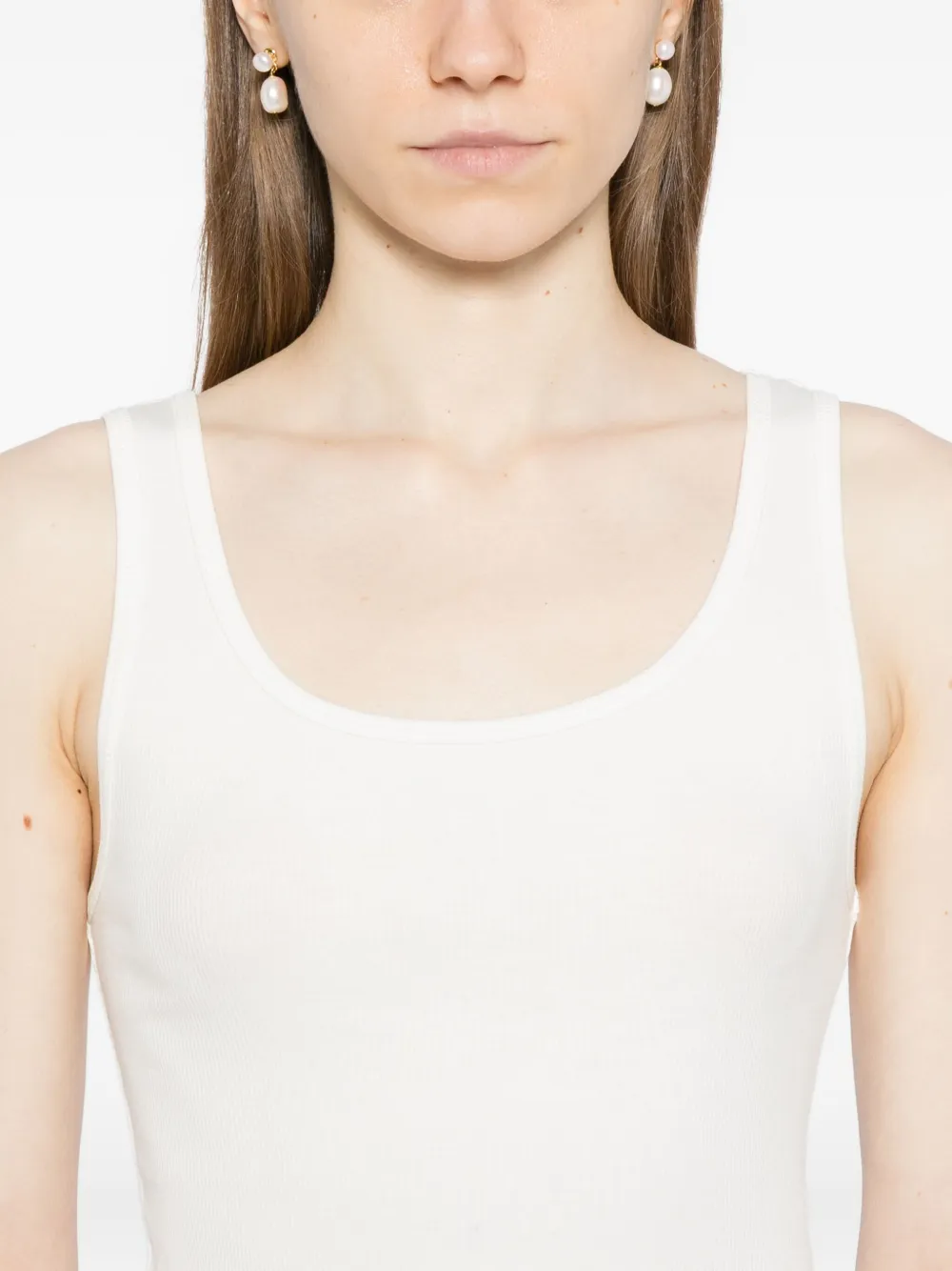 Reformation Olive Tank In White