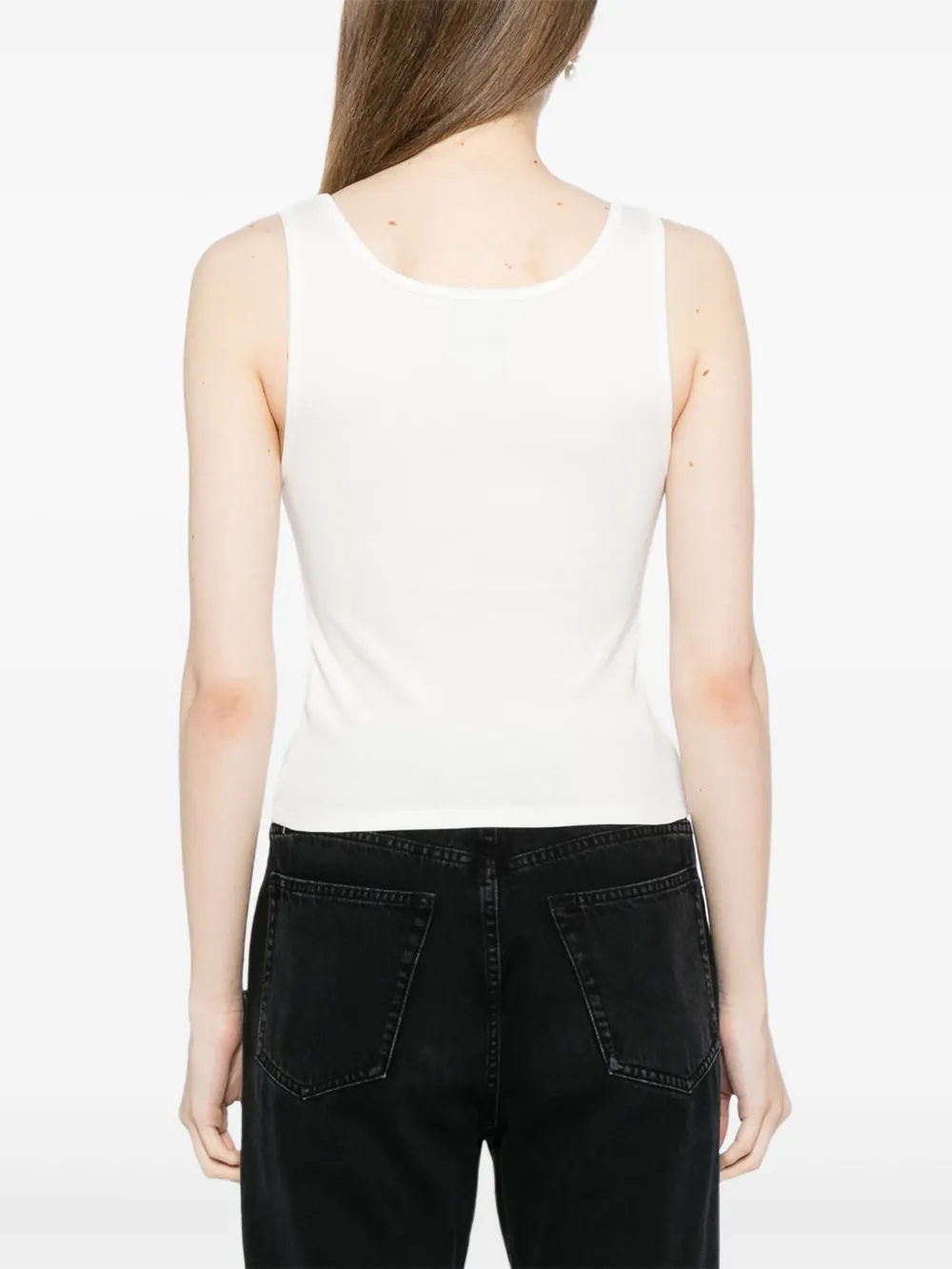 Reformation Olive tanktop Wit