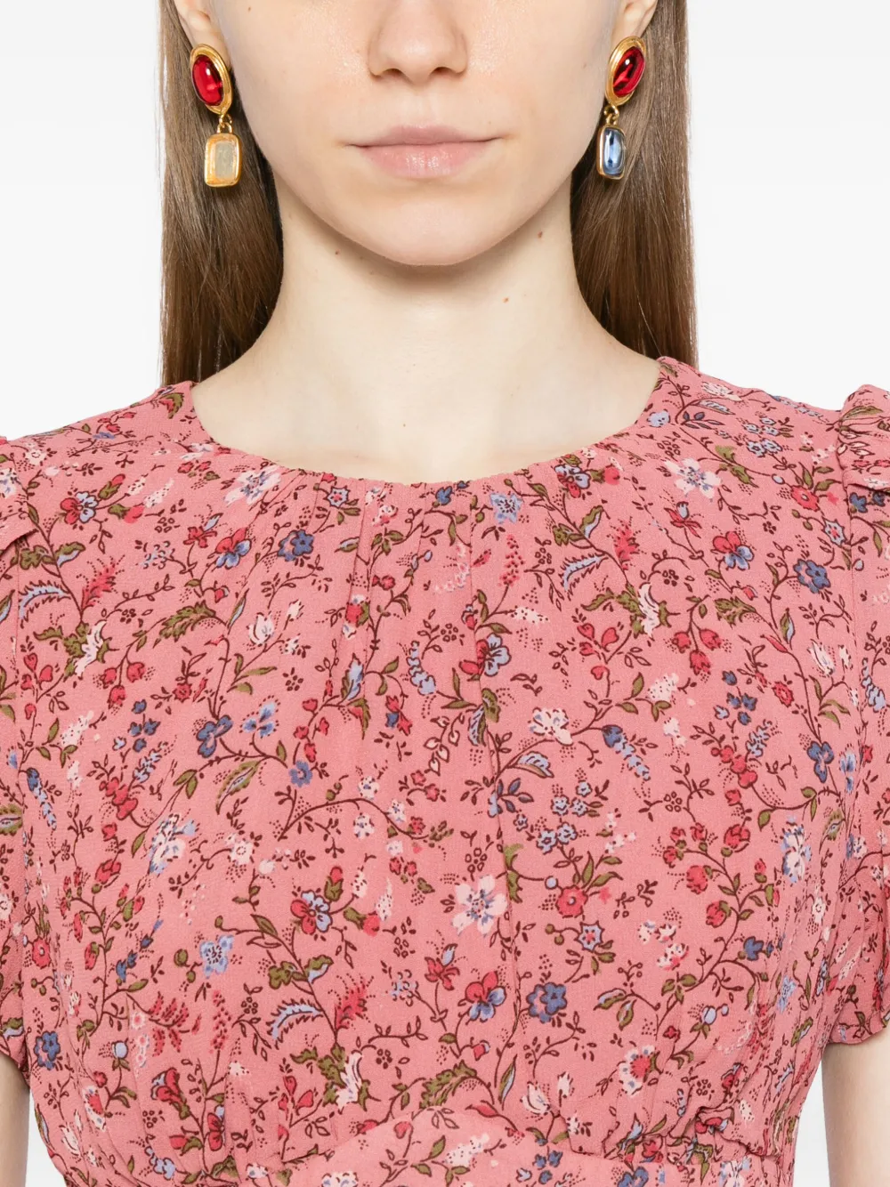 Reformation Lula jurk Roze