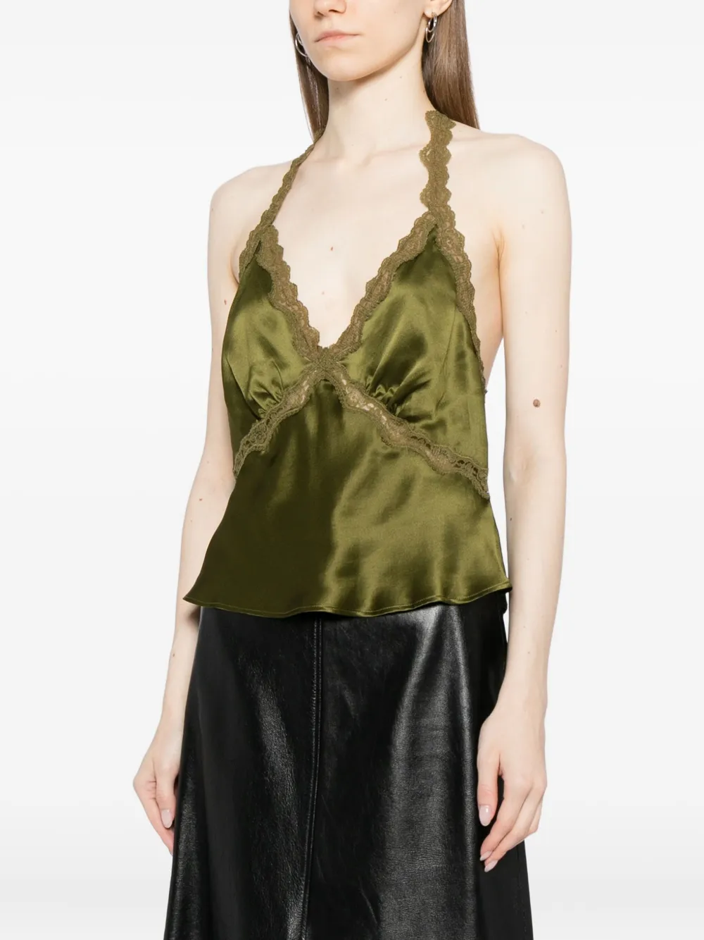 Reformation Monica top Groen