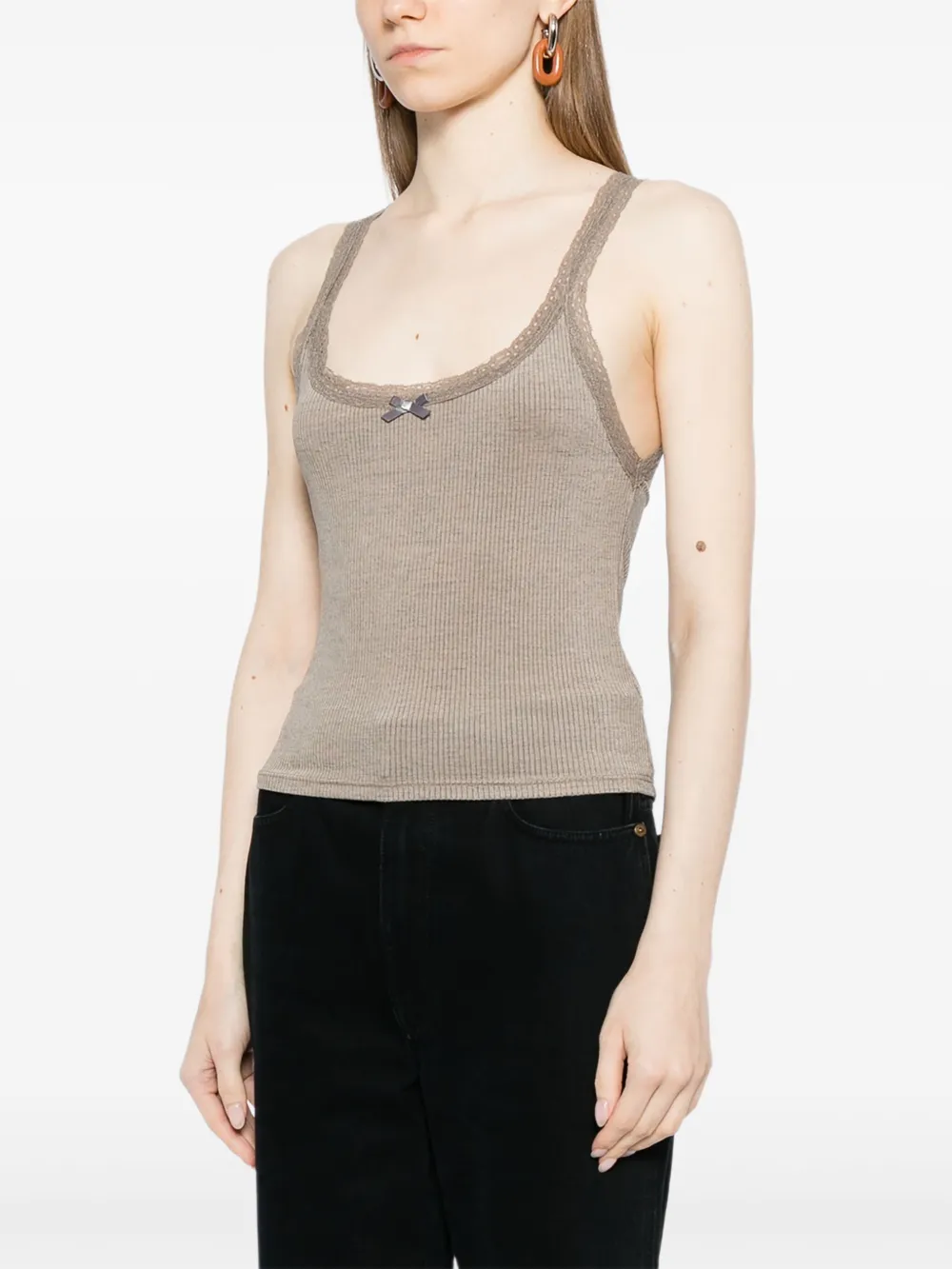 Reformation Kian tanktop Beige