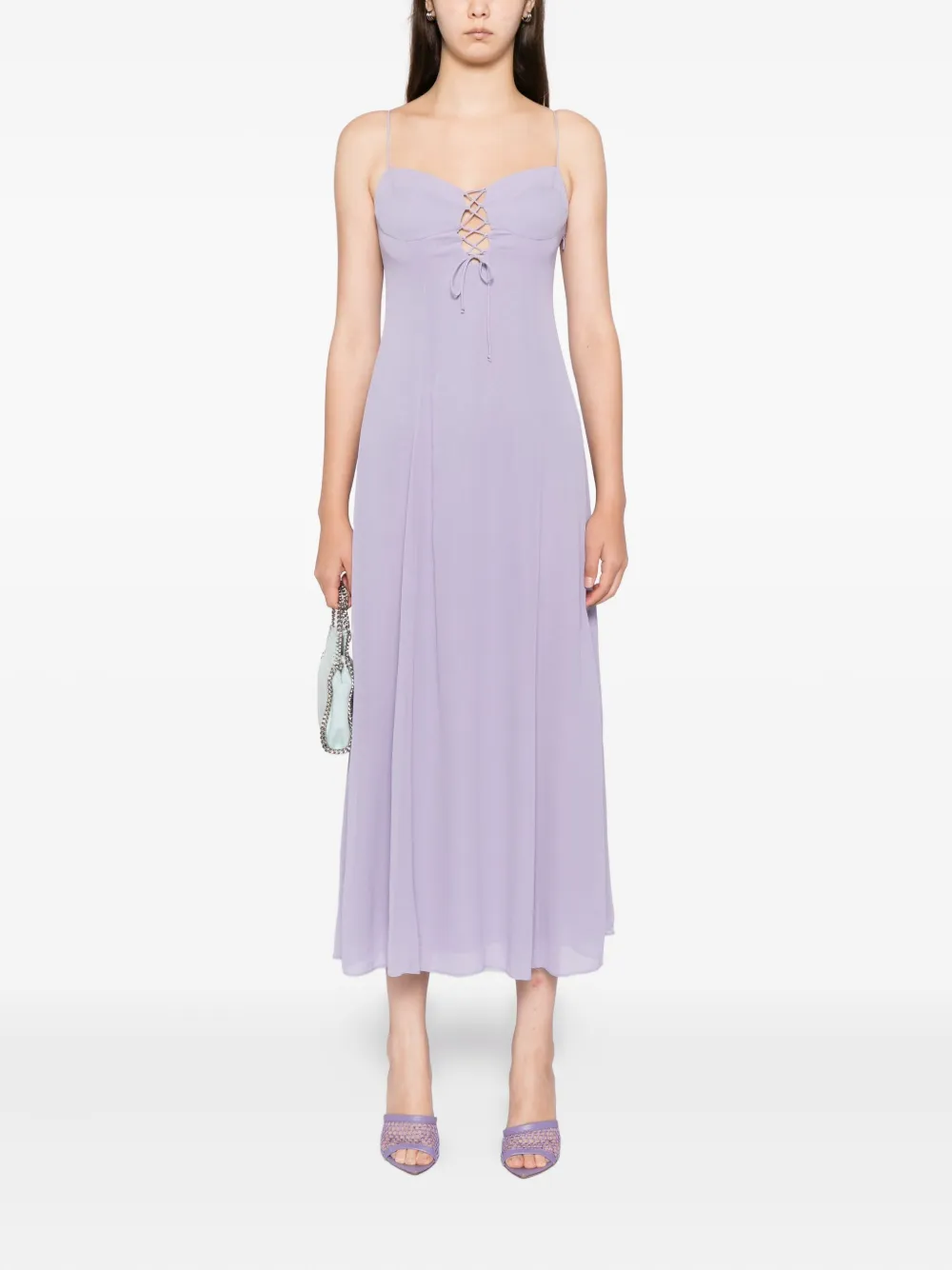 Reformation Emely jurk - Paars