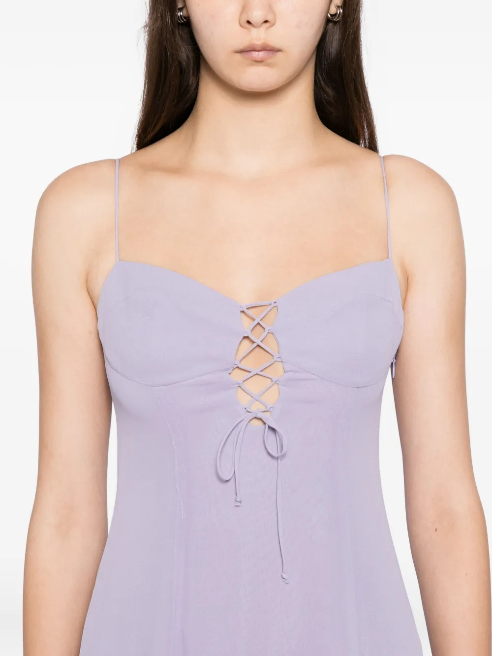 Reformation Emely jurk Paars