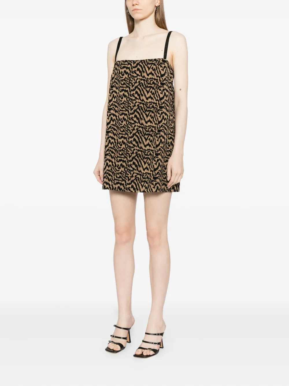 Reformation Adette jurk Bruin