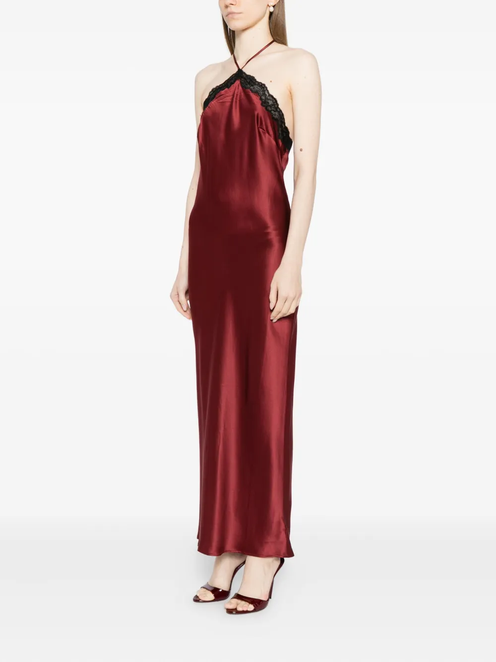 Reformation Aara jurk Rood