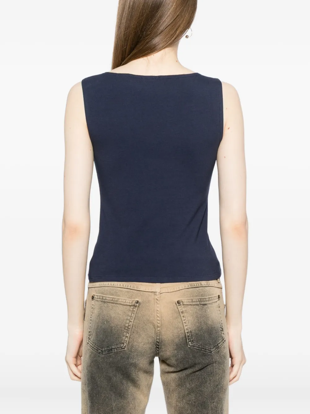 Reformation Dusk gebreide top Blauw