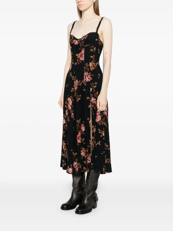 Reformation Katara Midi Dress - Black Reformation Katara Midi Dress - Black