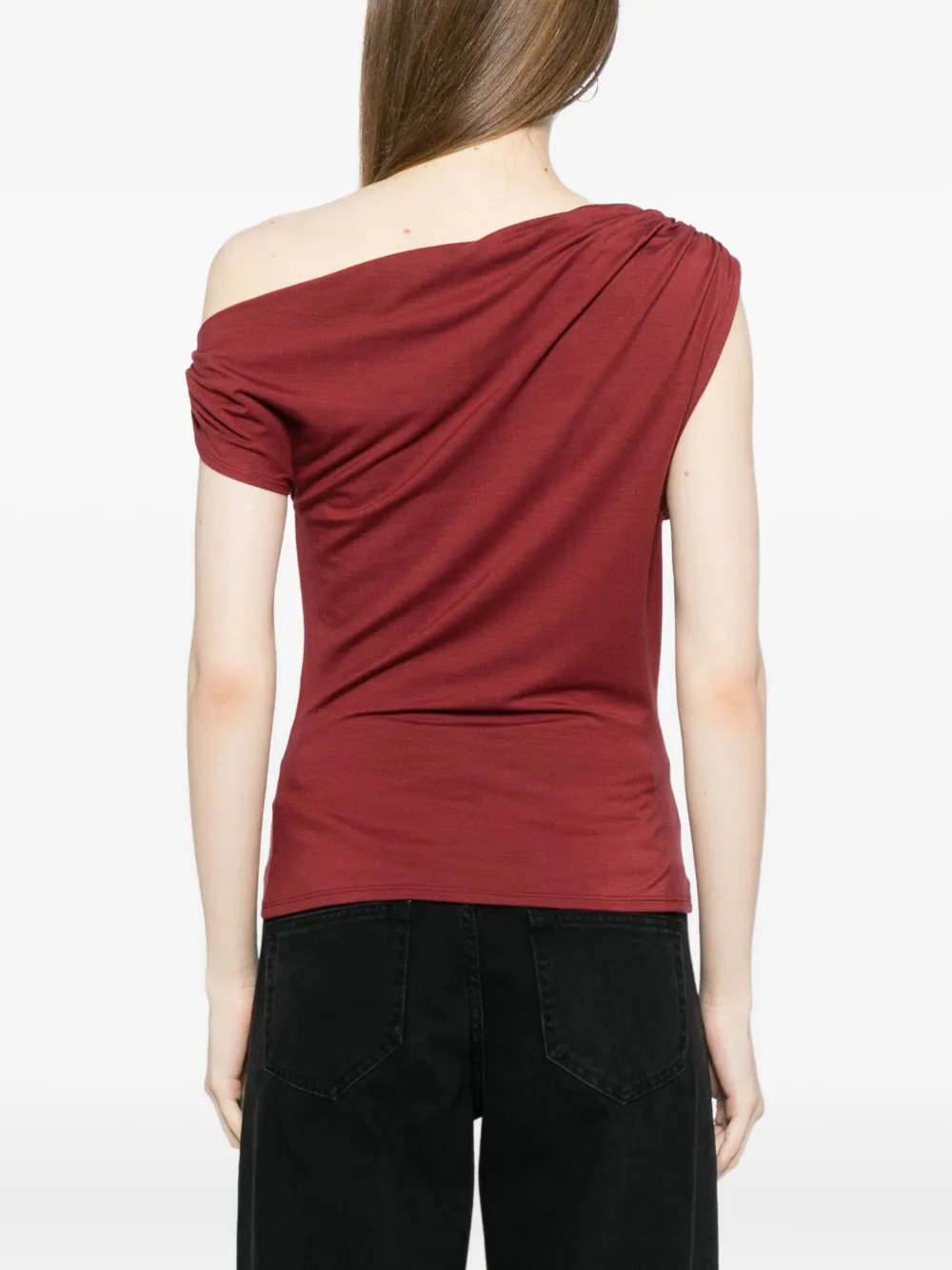 Reformation Belle Knit Top In Red