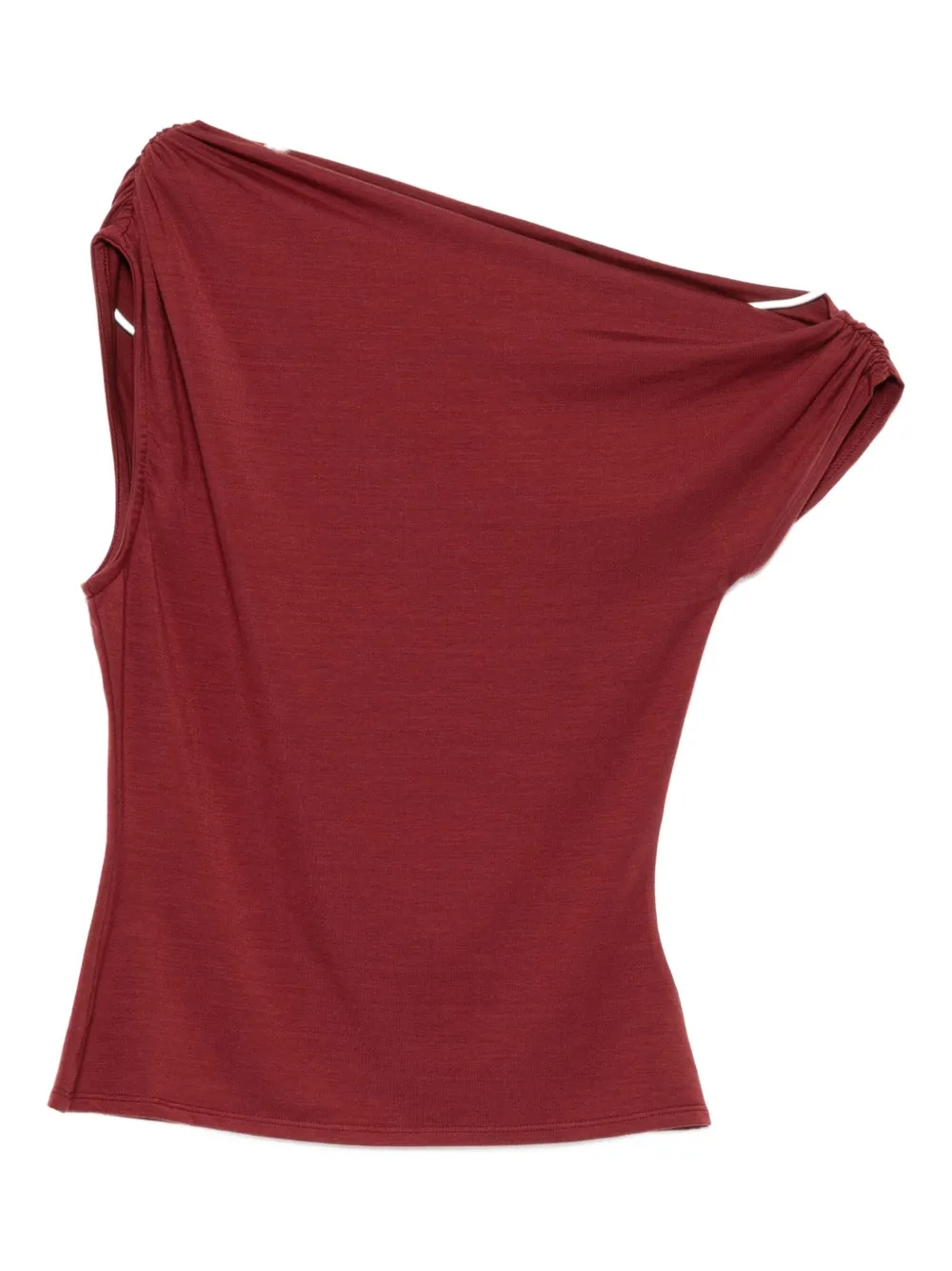 Reformation Belle Knit Top In Red