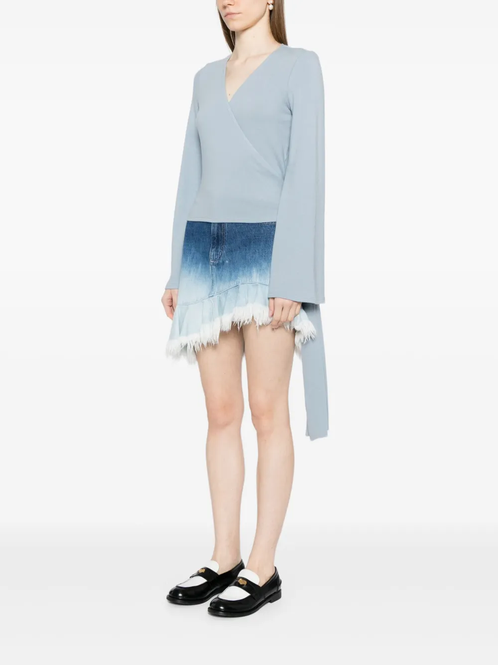 Reformation Kylen top Blauw