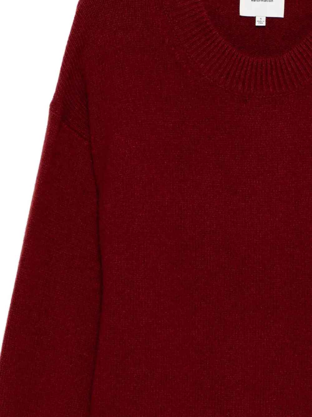 Reformation Cove trui Rood