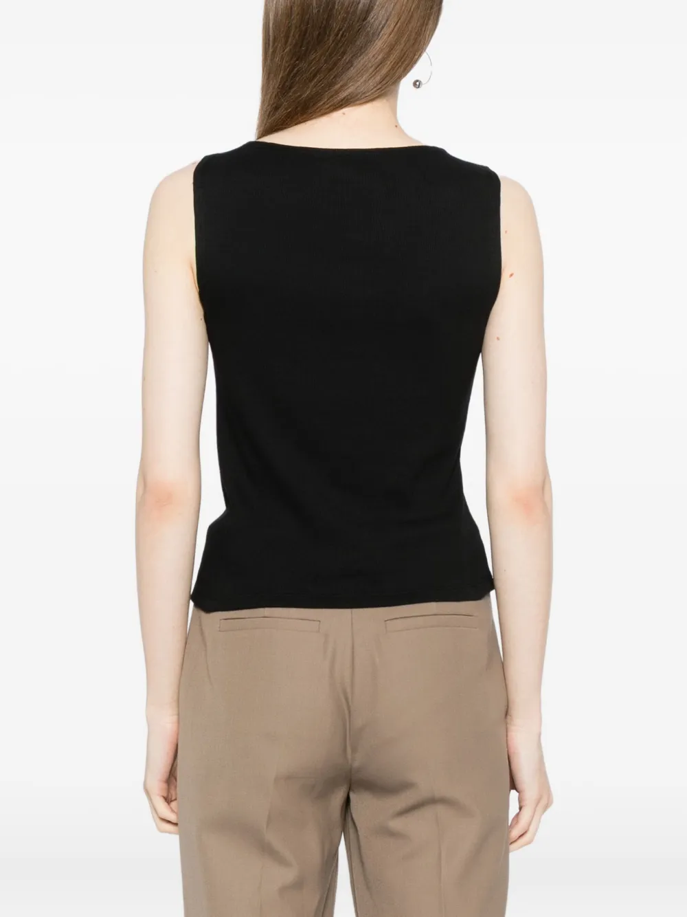 Reformation Hudson tanktop Zwart