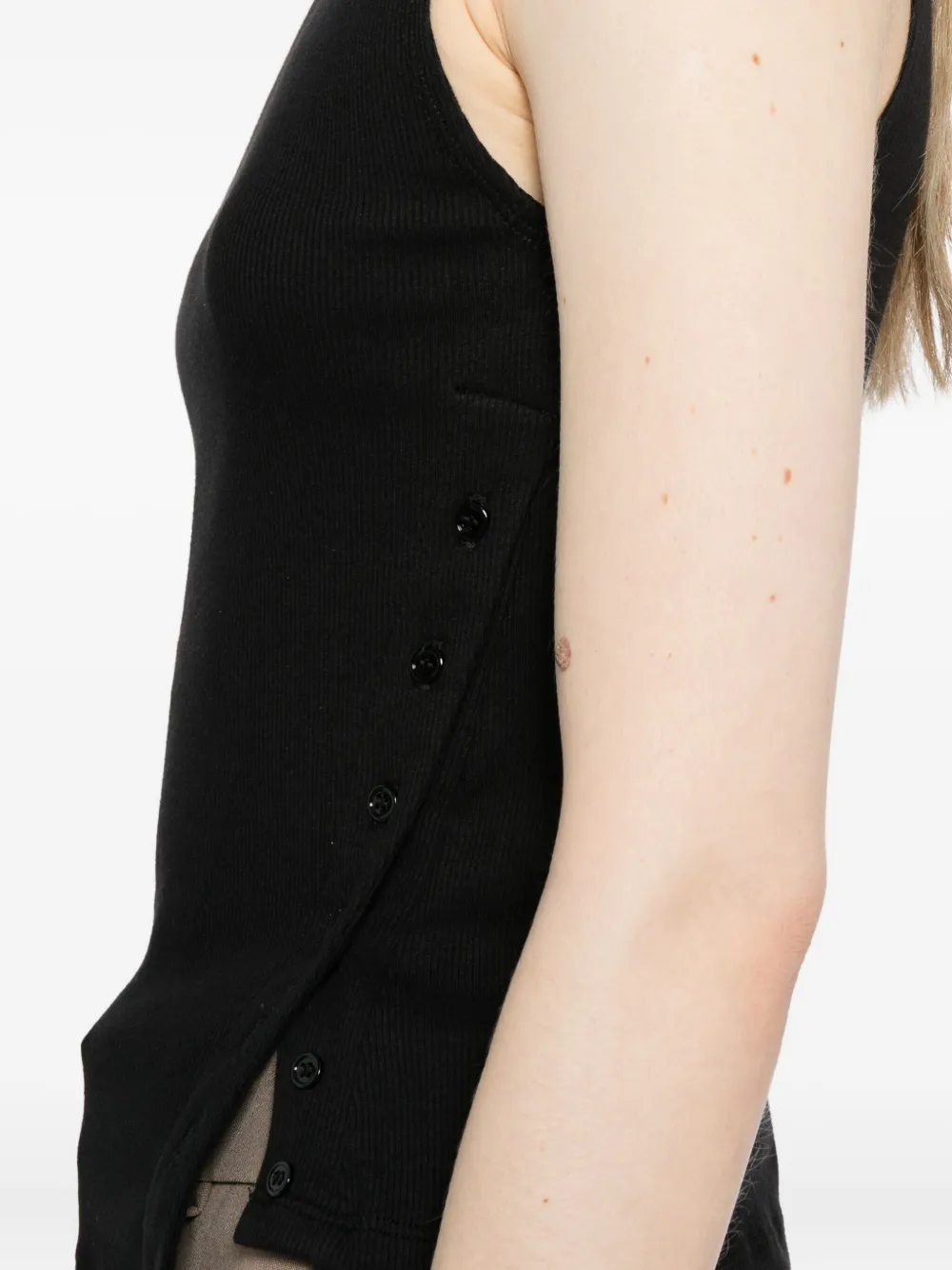 Reformation Hudson tanktop Zwart