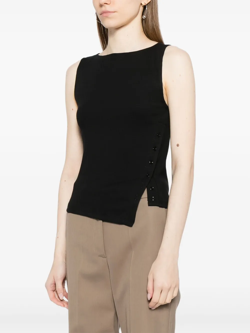 Reformation Hudson tanktop Zwart