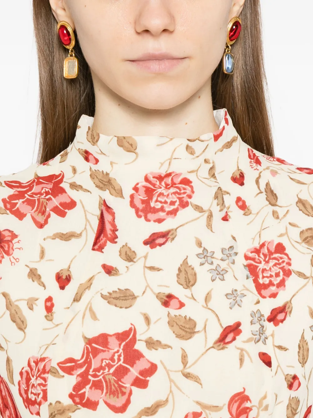 Reformation Maven jurk Wit