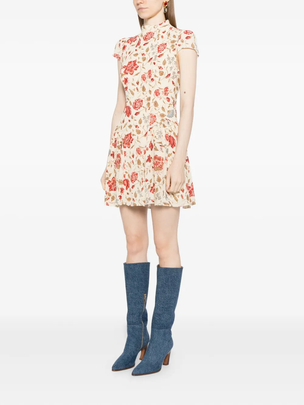 Reformation Maven jurk Wit