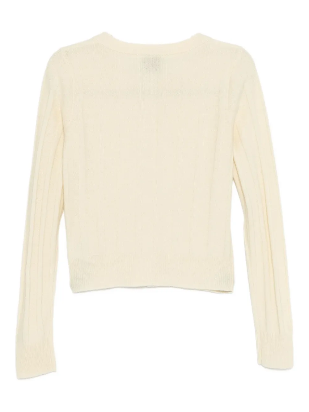 Reformation Hannah Cardigan In White