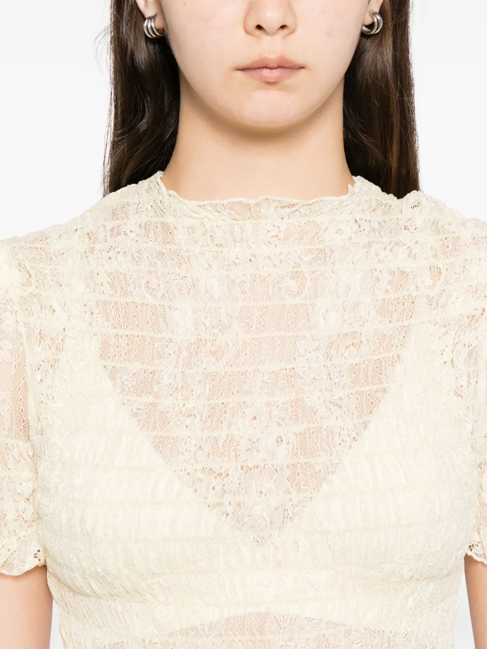 Reformation Aggie top Geel