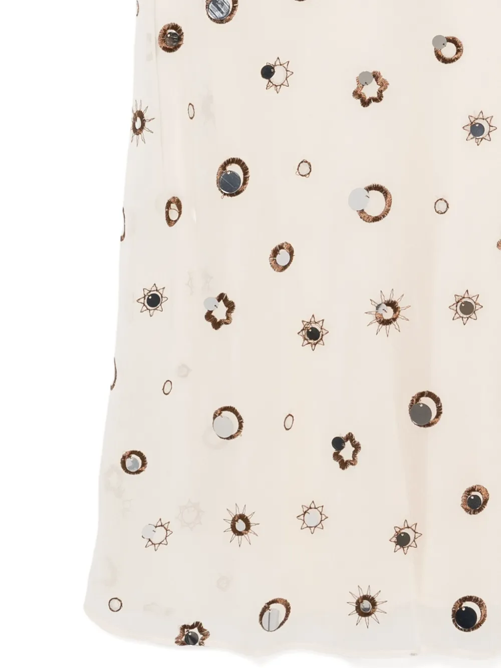 Reformation Layla Skirt In Neutral