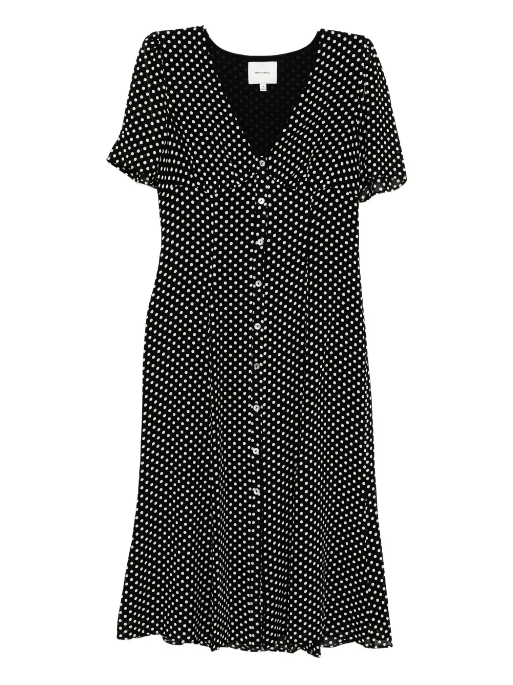 Reformation Lise Dress In Black