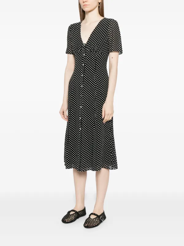 reformation chiffon dress Camella Pink Chiffon Midi Dress