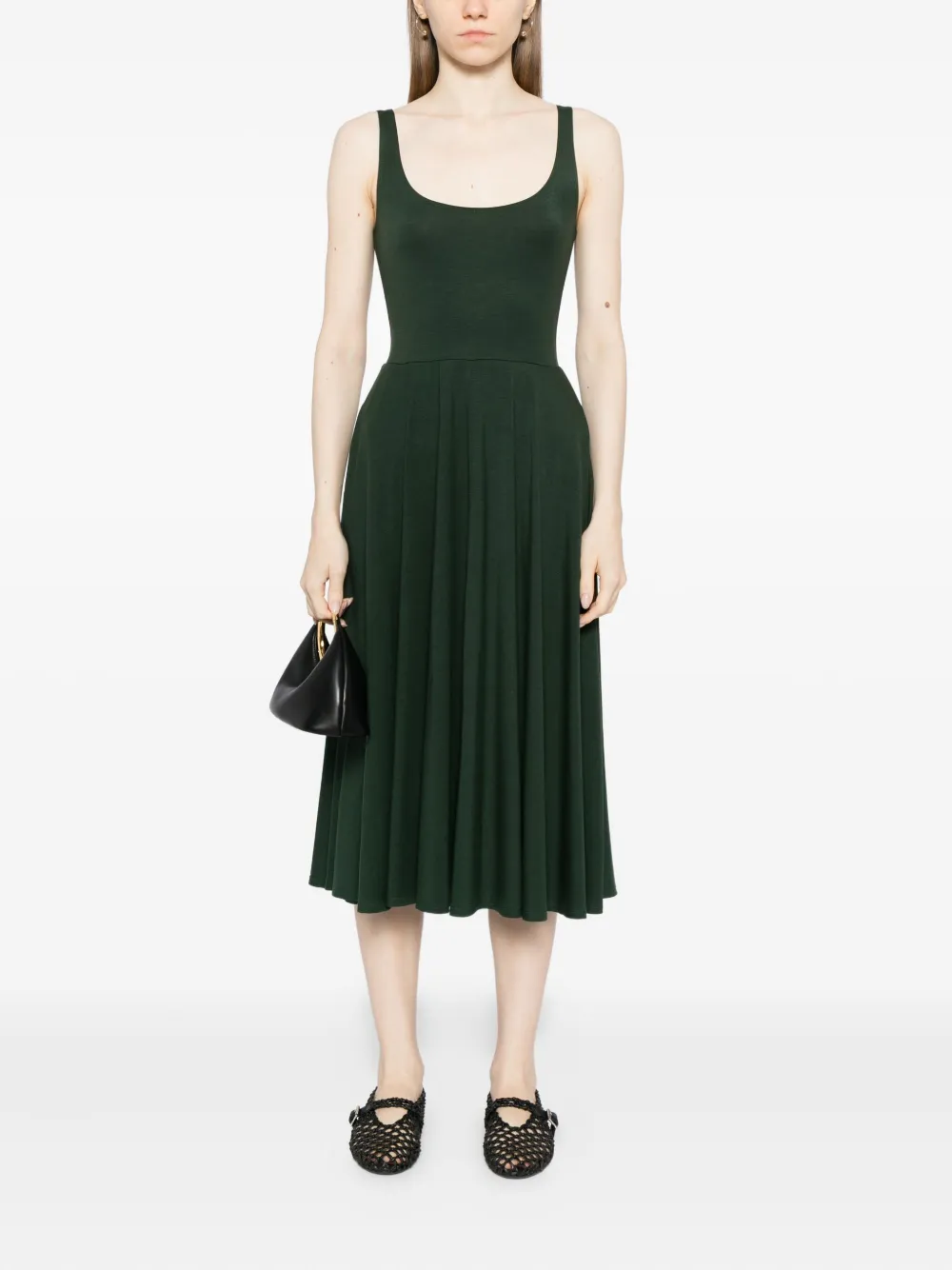 Reformation Rou Knit Dress In Black