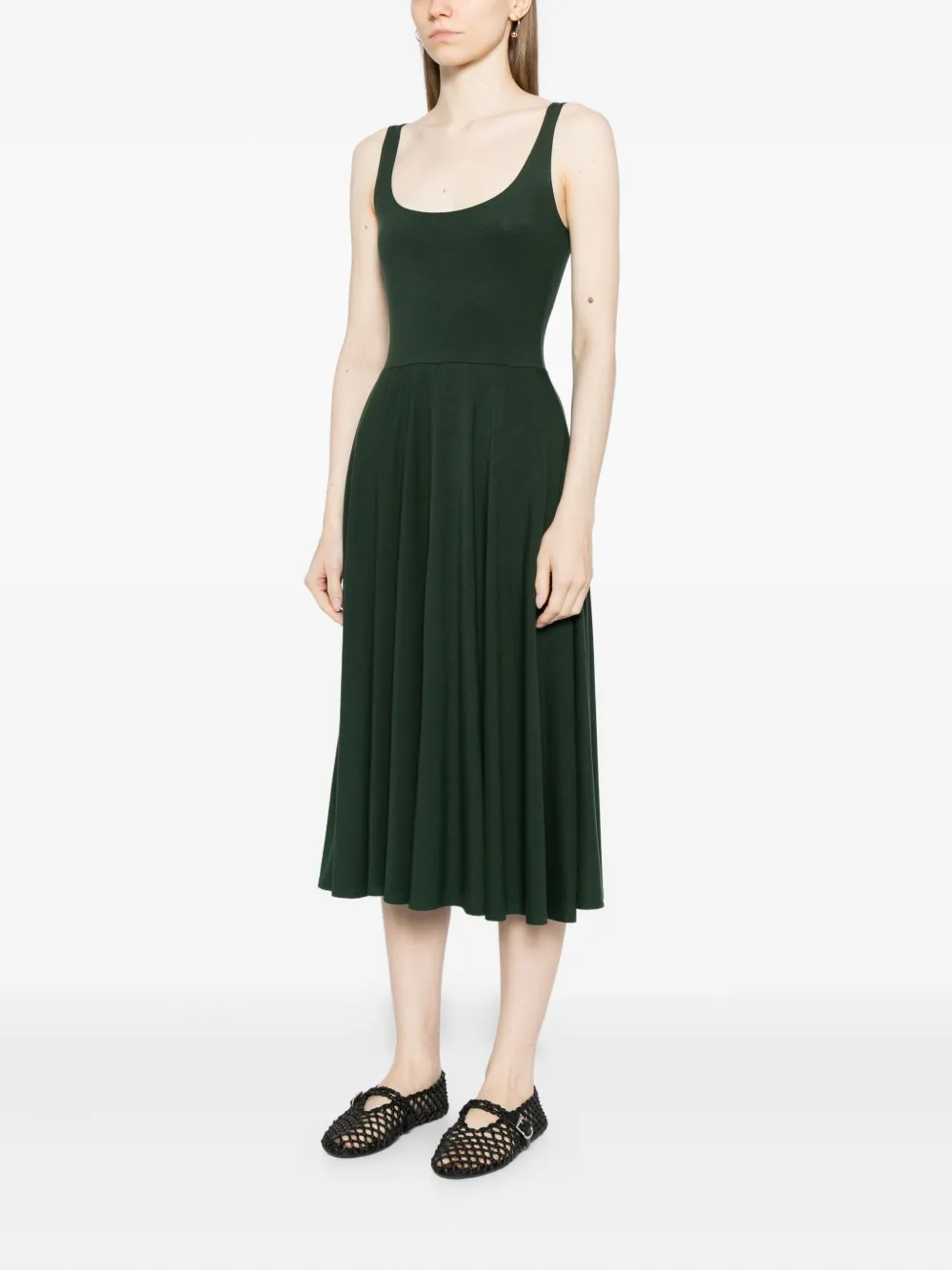 Reformation Rou Knit Dress In Black