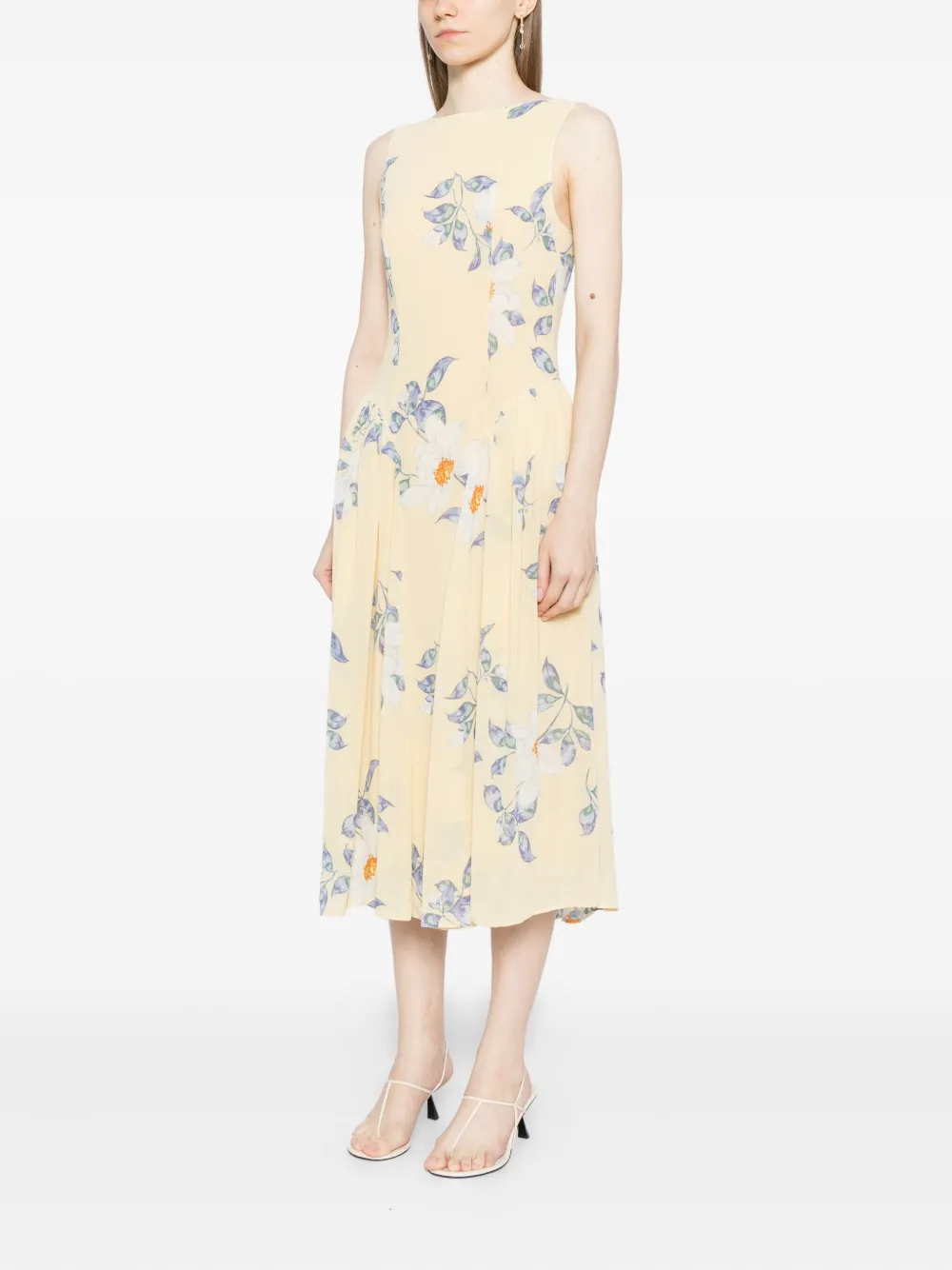 Reformation Anelis jurk - Geel