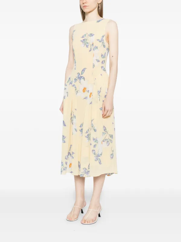 yellow ombre dress Wailea Sunset Maxi Strapless Drop Waist Maxi chic. Size:EU 34 Brand Name