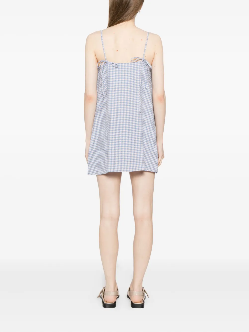 Reformation Aubree jurk Blauw