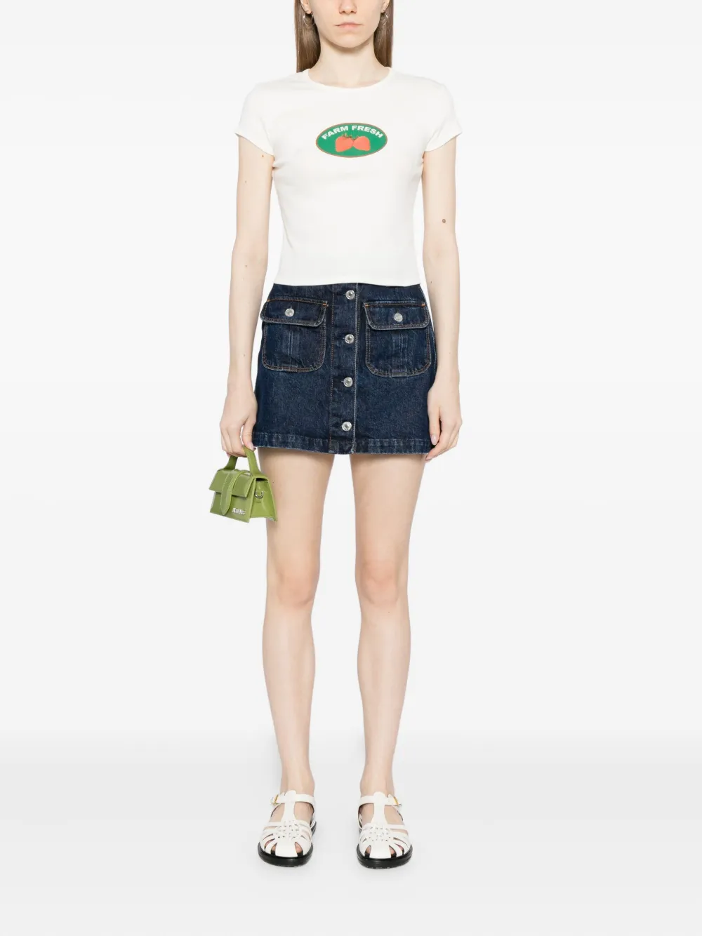 Reformation Muse T-shirt Wit